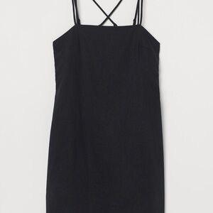 H&M Short Black Strappy Dress